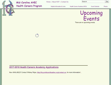 Tablet Screenshot of hcp.midcarolinaahec.org